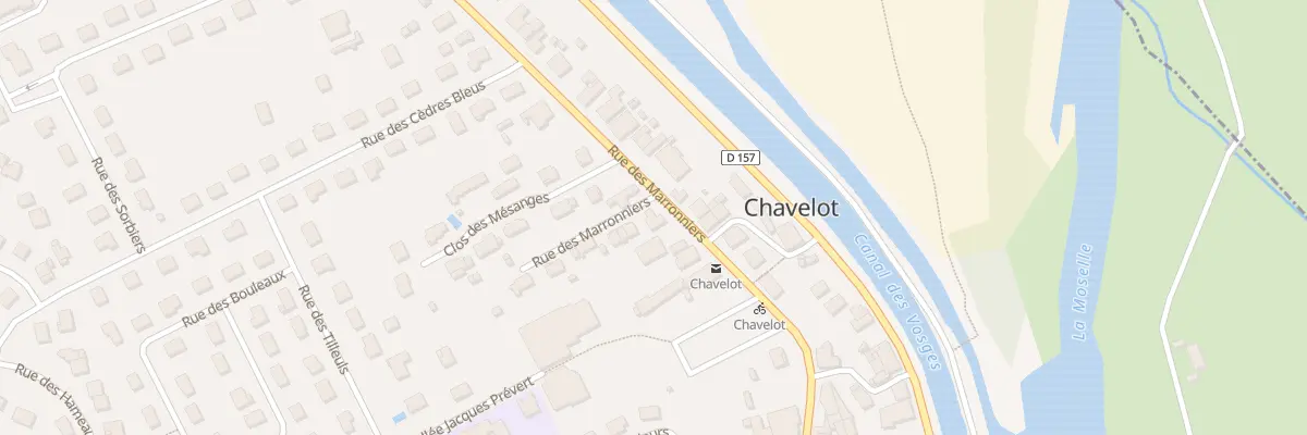 Plan du 82 Rue des Marronniers à Chavelot