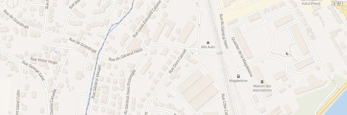 Plan du 31 Rue Dom Calmet à Épinal