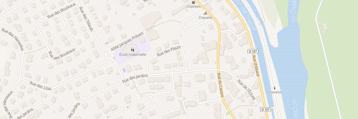 Plan du 10 Rue des Fleurs à Chavelot