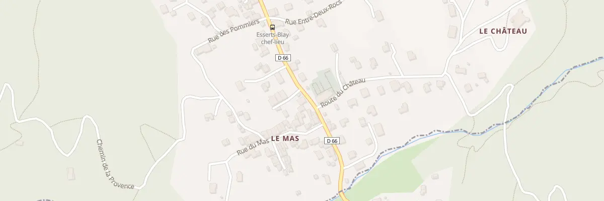 Plan du 5284 Le Mas à Esserts-Blay