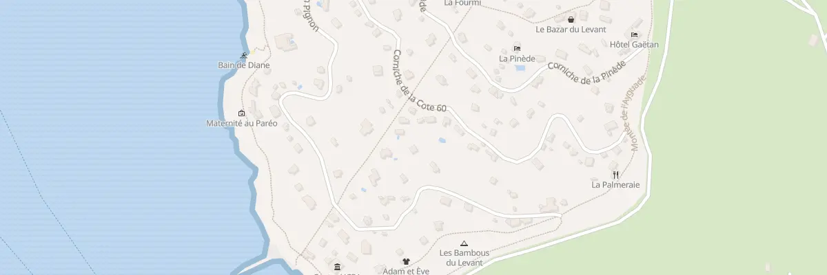 Plan du 305 Che de la Perspective à Hyères