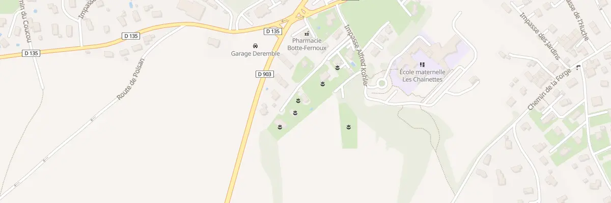 Plan du 11 Imp Alfred Kohler à Perrignier