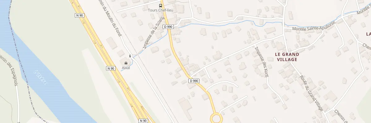 Plan du 1459 Rte Porte de Tarentaise à Tours-en-Savoie