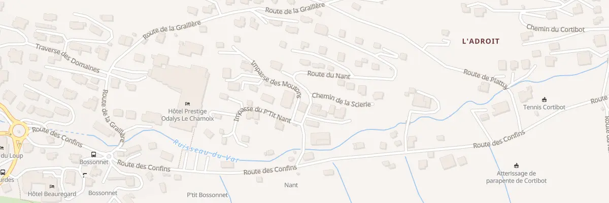 Plan du 87 Rte du Nant à La Clusaz