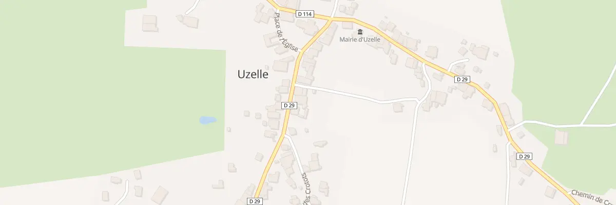Plan du 11 Gr Grande Rue à Uzelle