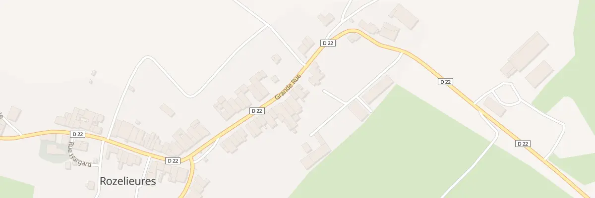 Plan du 20 Grande Rue à Rozelieures