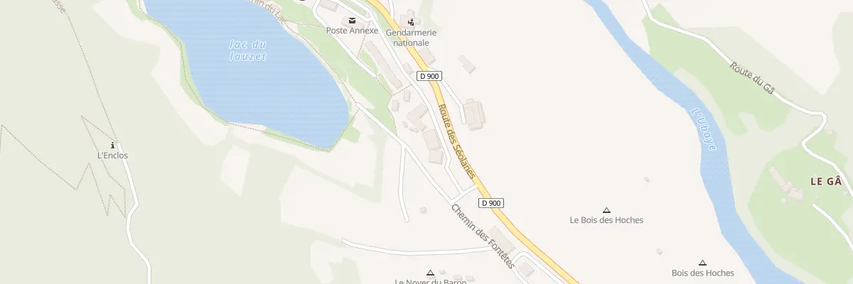 Plan du 34 Che des Fontêtes au Lauzet-Ubaye
