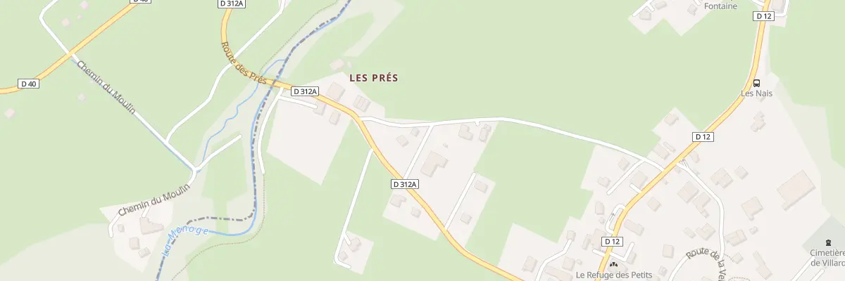 Plan du 250 Rte des Prés à Villard