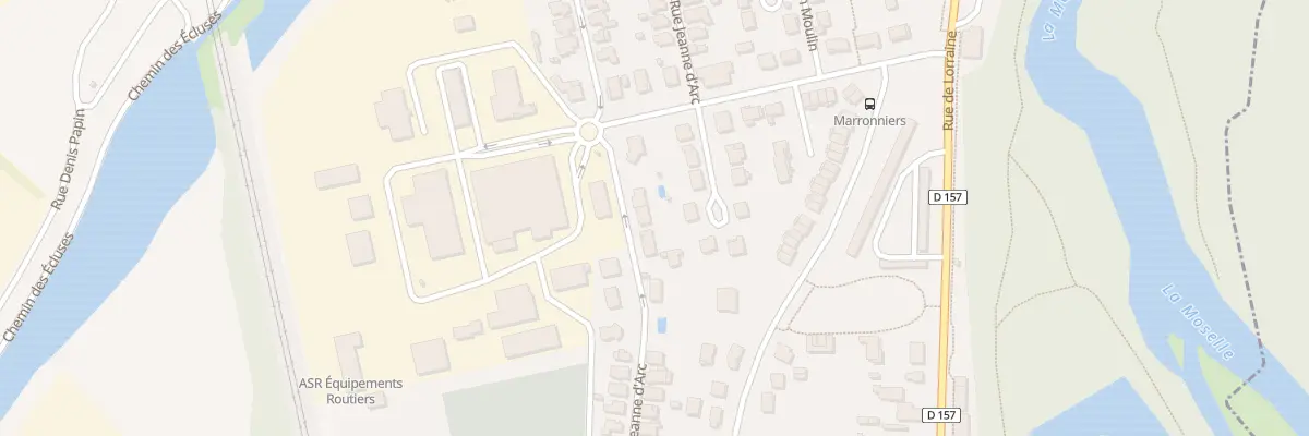 Plan du 20 Rue Jeanne d’Arc à Golbey