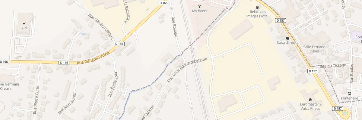 Plan du 45 Rue Edouard Calame à Épinal