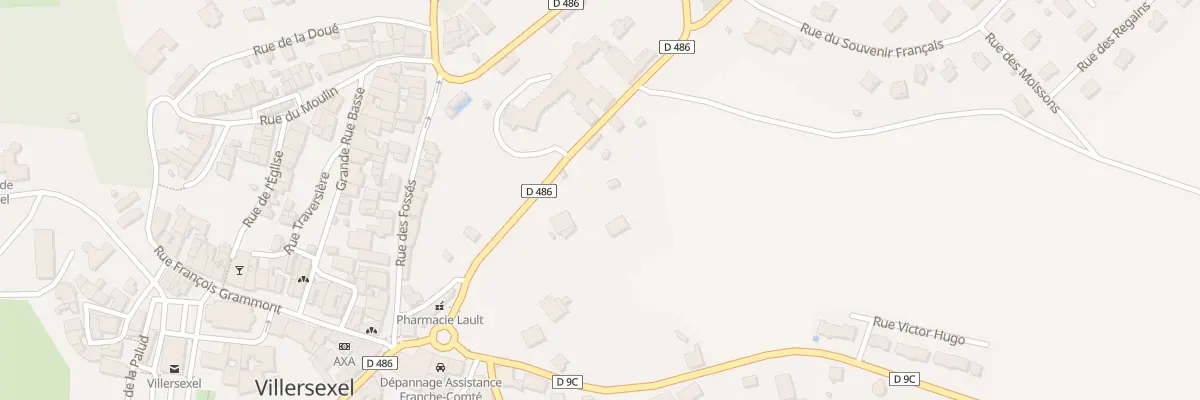 Plan du 94 Rue de l’Hôpital à Villersexel
