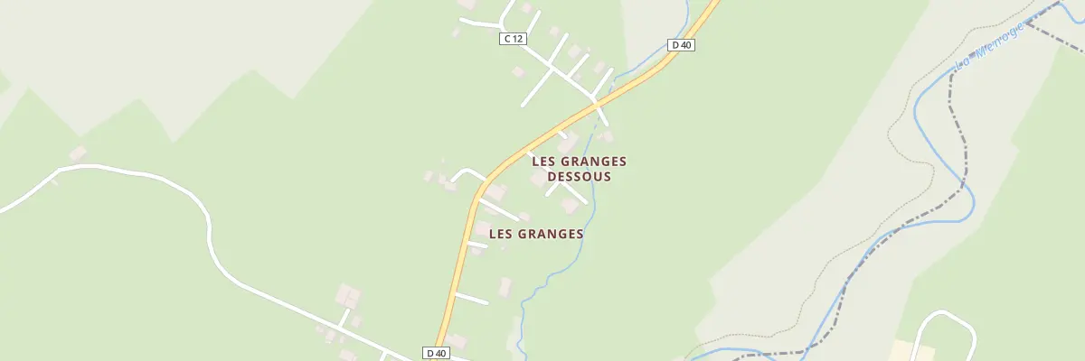 Plan du 2918 Rte du Col de Cou à Burdignin