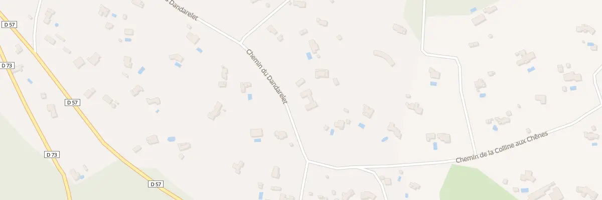Plan du 657 Che du Dandarelet à Draguignan