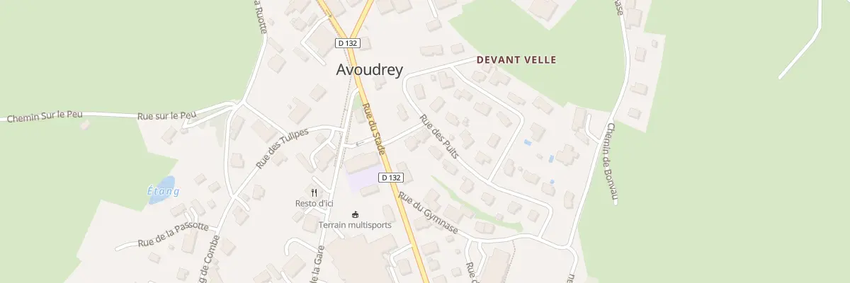 Plan du 4 Rue des Puits à Avoudrey