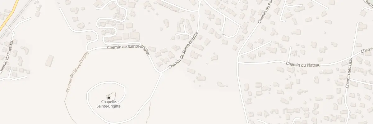 Plan du 375 Che de Sainte Brigitte à Vidauban