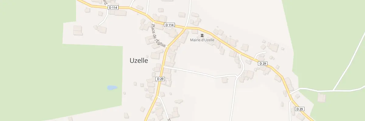 Plan du 5 Gr Grande Rue à Uzelle
