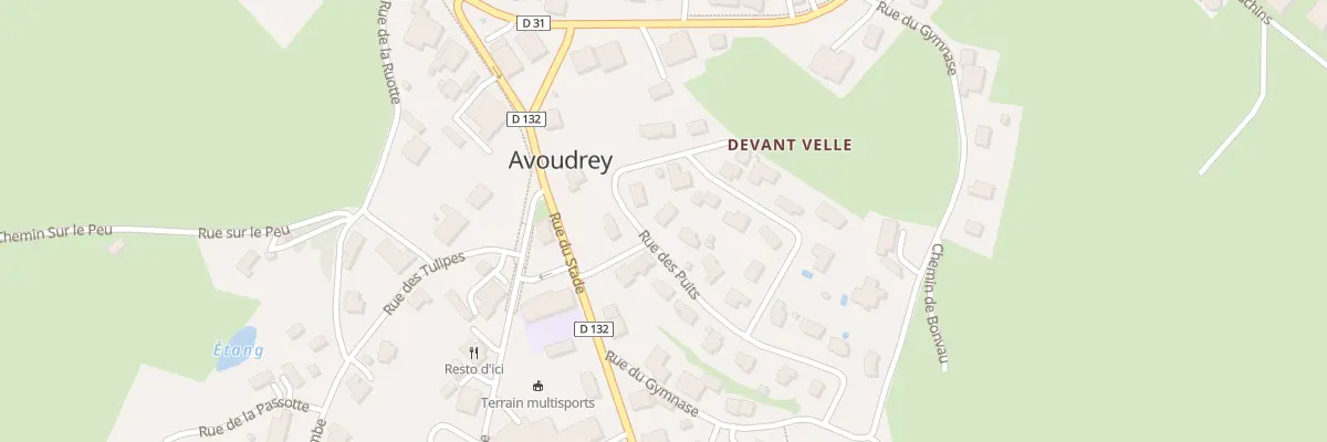 Plan du 5 Rue des Puits à Avoudrey