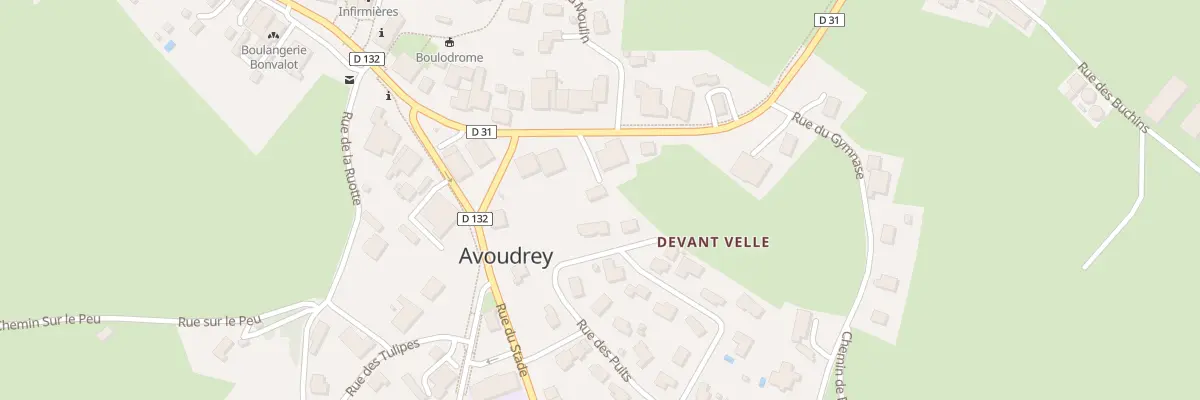 Plan du 28B Gr Grande Rue à Avoudrey