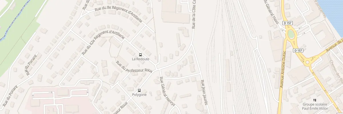 Plan du 57 Rue du Professeur Roux à Épinal