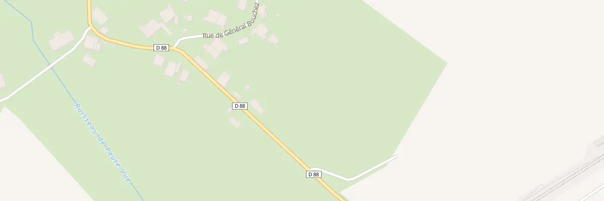 Plan du 2 Rue du Général Bouchez aux Magny