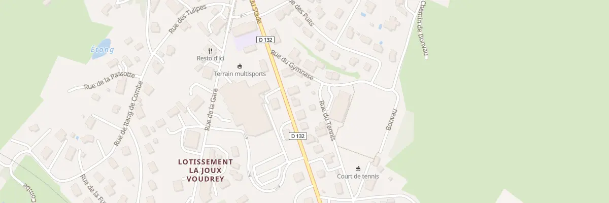 Plan du 7 Rue du Stade à Avoudrey