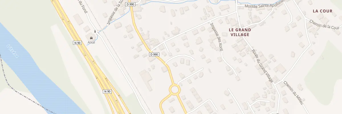 Plan du 44 Mte des Chapelles à Tours-en-Savoie