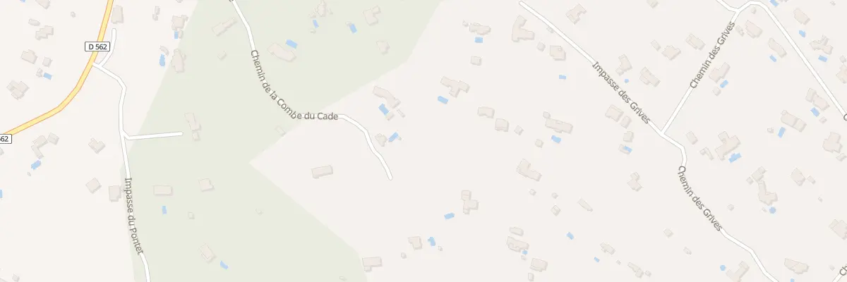 Plan du 9999 Che de la Combe du Cade à Draguignan