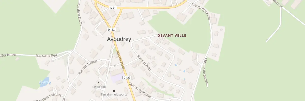 Plan du 4 Rue du Bareillot à Avoudrey