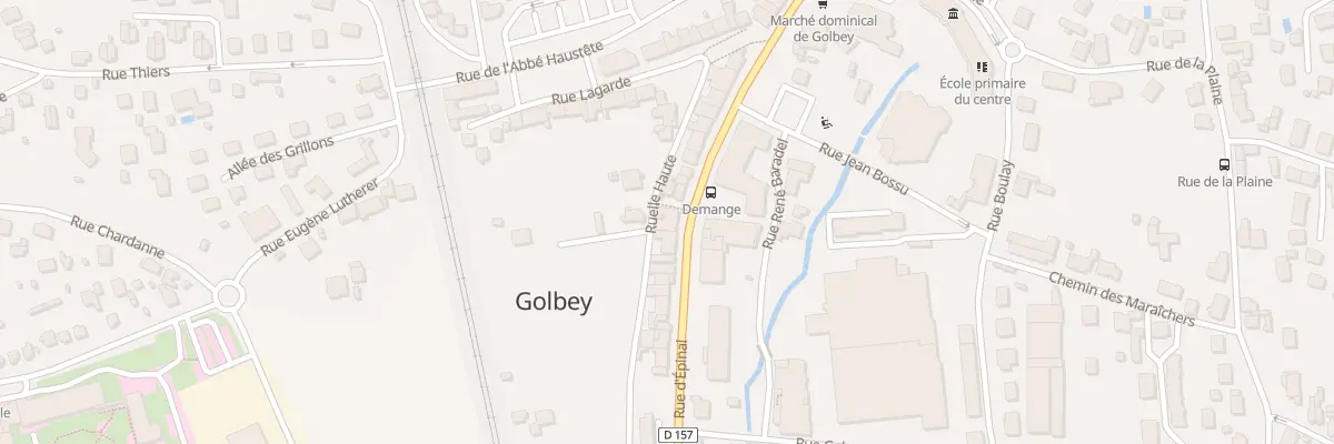 Plan du 32 Rue d’Epinal à Golbey