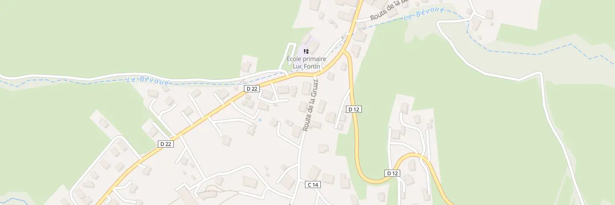 Plan du 45 Rte de la Gruaz à Villard