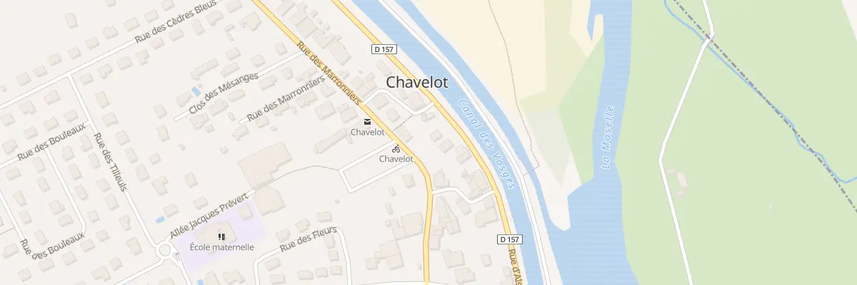 Plan du 2 Rue d’Alsace à Chavelot