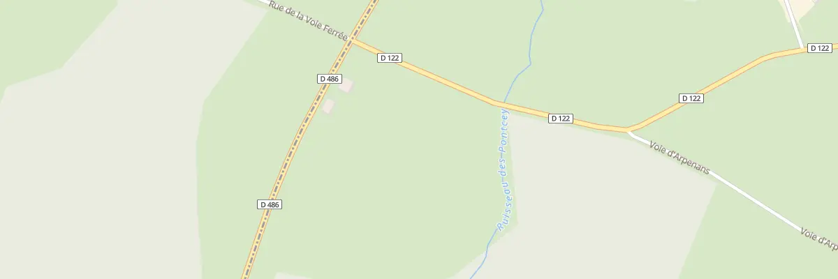 Plan du 23 Rue de la Tuilerie à Arpenans
