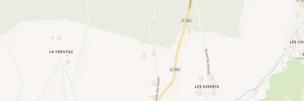 Plan du 175 Sen des Planes à Brizon
