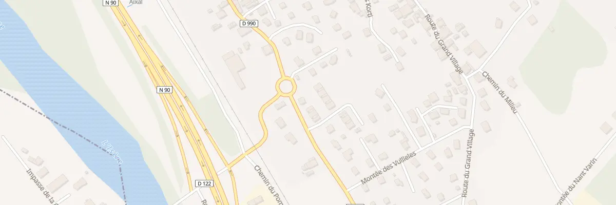 Plan du 1685 Rte Porte de Tarentaise à Tours-en-Savoie