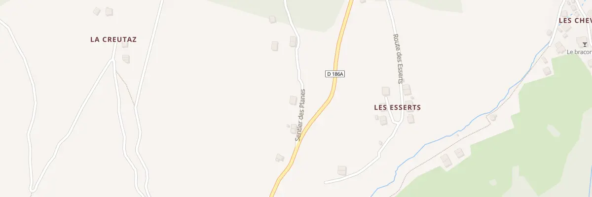 Plan du 65 Sen des Planes à Brizon