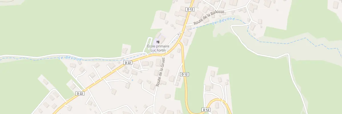 Plan du 1400 Rte des Alpes du Leman à Villard