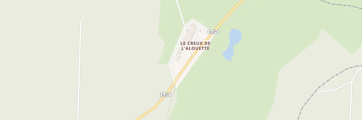 Plan du 1 Rue du Creux de l’Allouette à Voillans