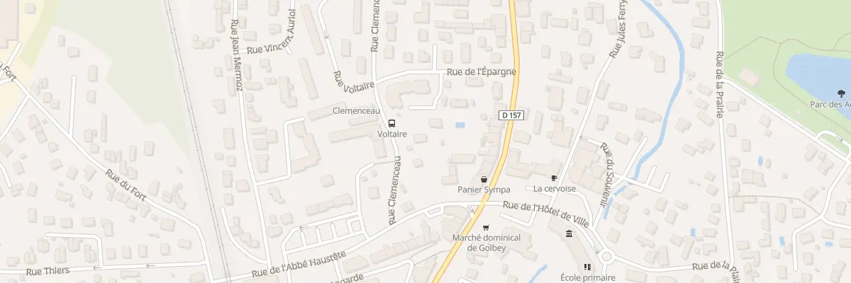 Plan du 6 Rue Clemenceau à Golbey