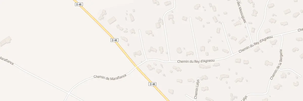 Plan du 63 Che du Rey d’Agneou à Vidauban