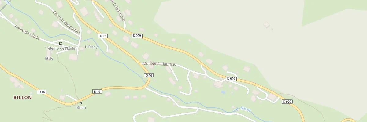 Plan du 72 Mte à Claudius à La Clusaz