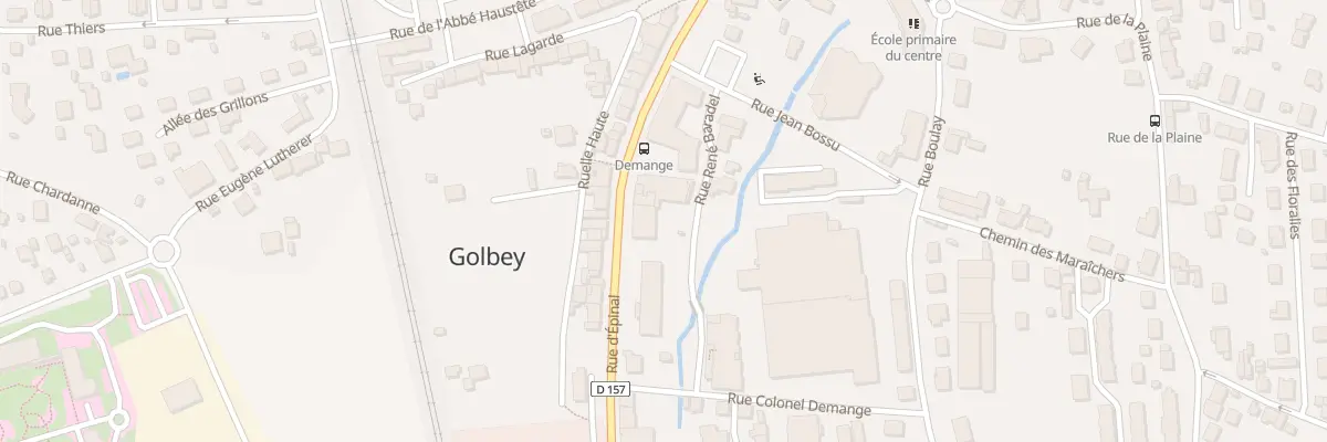 Plan du 29 Rue d’Epinal à Golbey