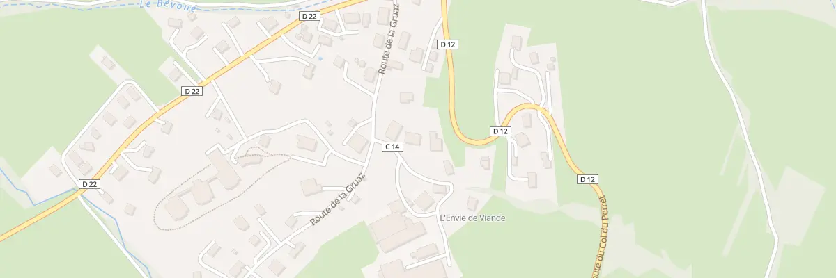 Plan du 32 Rte de la Gruaz d’En Haut à Villard