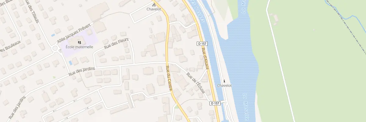 Plan du 1 Rue de l’Écluse à Chavelot