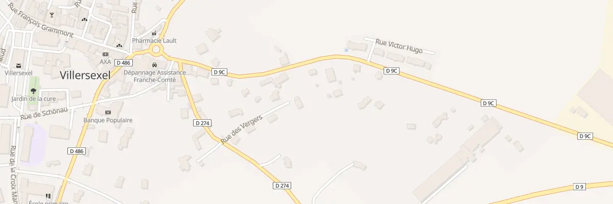 Plan du 125 Rue des Vergers à Villersexel