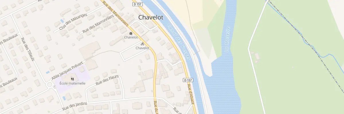 Plan du 9B Rue d’Alsace à Chavelot