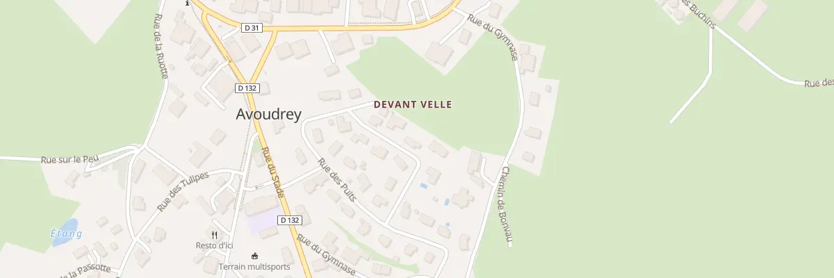 Plan du 11 Rue du Bareillot à Avoudrey