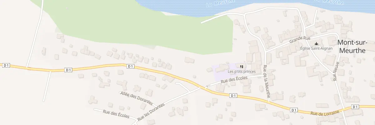 Plan du 22 Rue de Lorraine à Mont-sur-Meurthe