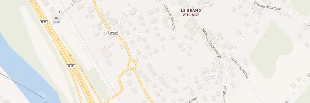 Plan du 1639 Rte Porte de la Tarentaise à Tours-en-Savoie