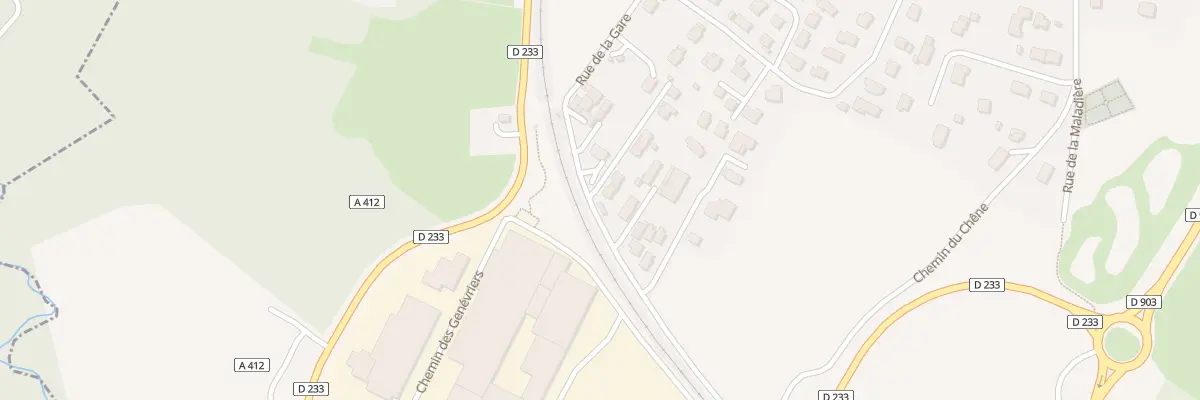 Plan du 376A Rue de la gare à Allinges