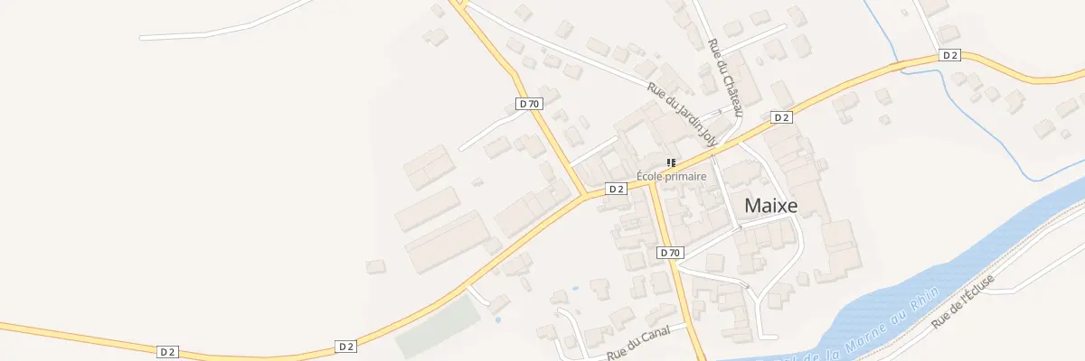 Plan du 1 Rte de Drouville à Maixe